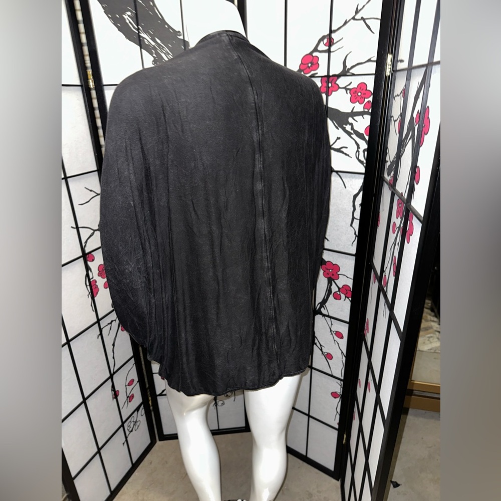 NWOT Black Mineral Wash Overpiece - Picture 2 of 2